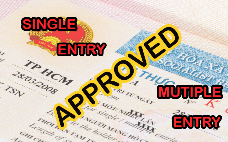 Single Entry And Multiple Entry Vietnam Visa 3206