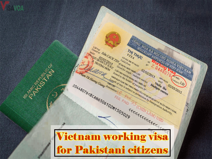 Vietnam work visa for Pakistani