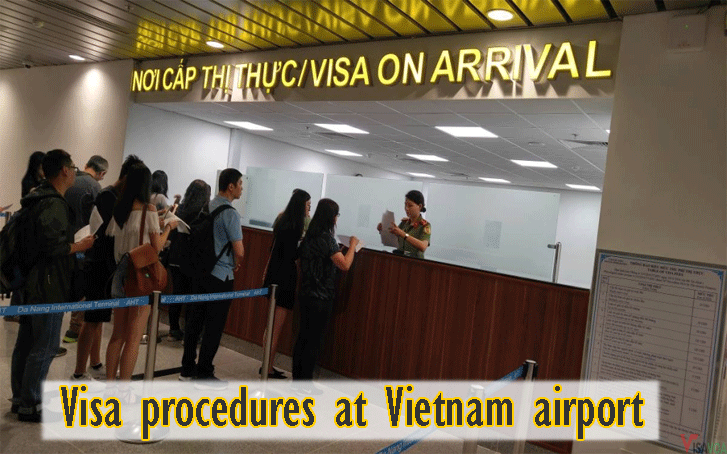 Visa procedures at Vietnam airport