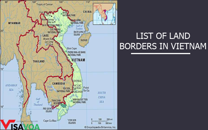 Vietnam land borders crossing to obtain Vietnam visa