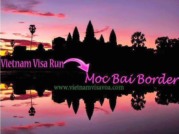 Vietnam visa run at Moc Bai border