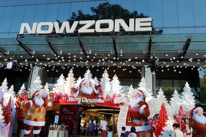 Nowzone Fashion mall in Ho chi Minh 