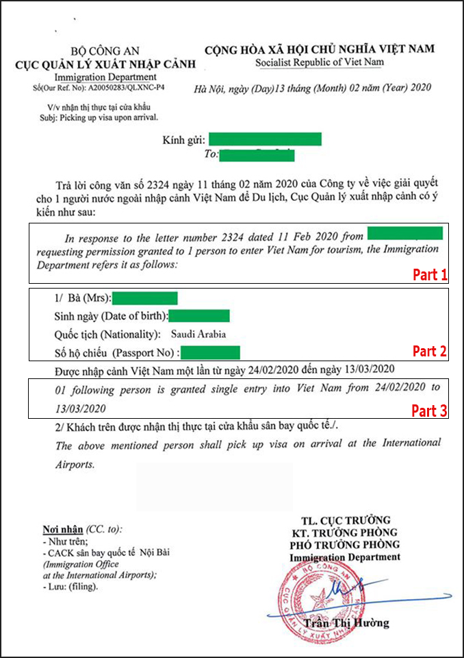 Vietnam Visa On Arrival What Is The ‘‘ Vietnam Visa Approval Letter‘‘ 8334